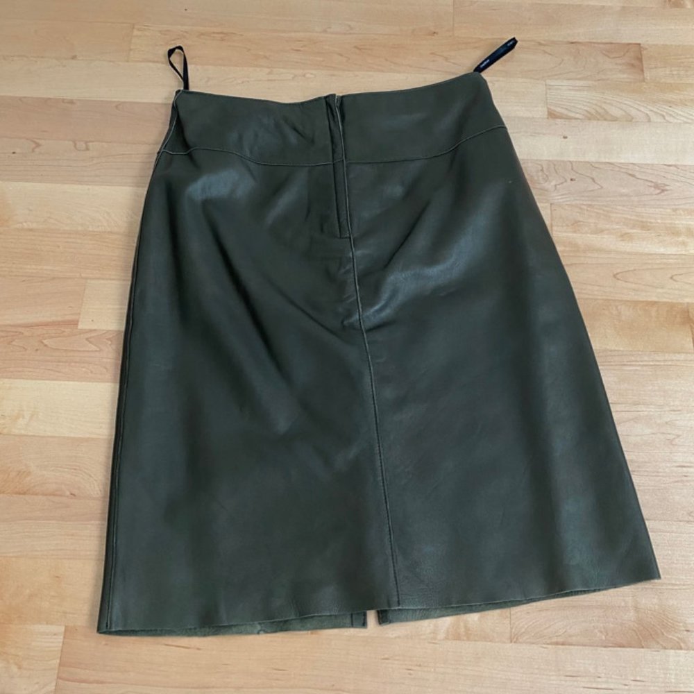 VINTAGE 90'S BEBE LEATHER SKIRT
